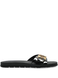 Black Leather Sandals 1