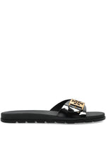 Black Leather Sandals 1