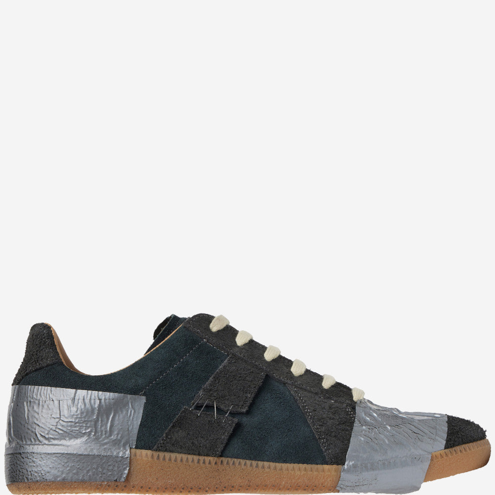 Black Lace Up Sneakers 1