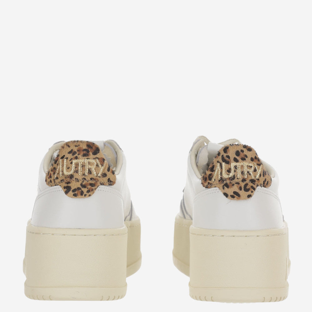 White Lace Up Sneakers 3