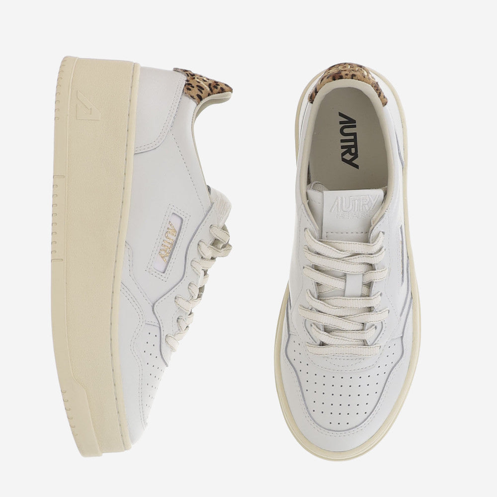 White Lace Up Sneakers 4