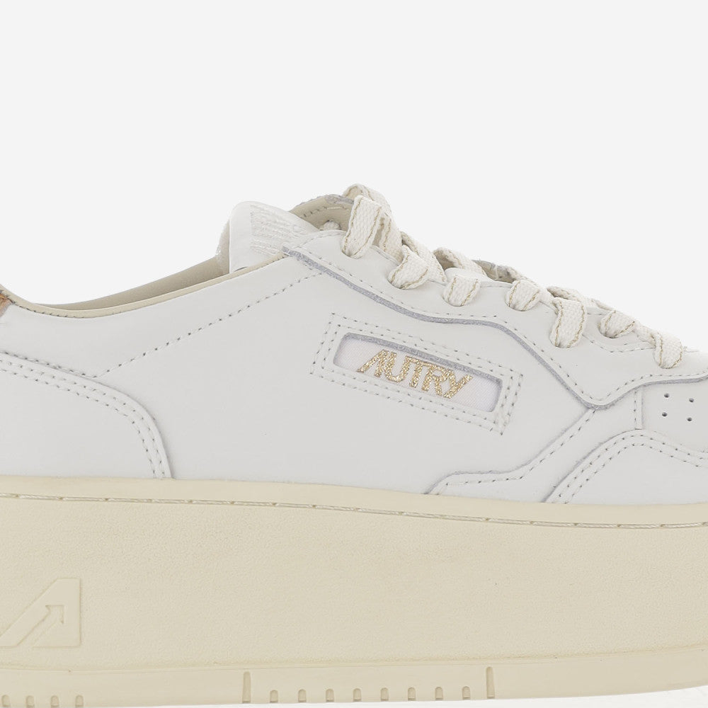 White Lace Up Sneakers 5