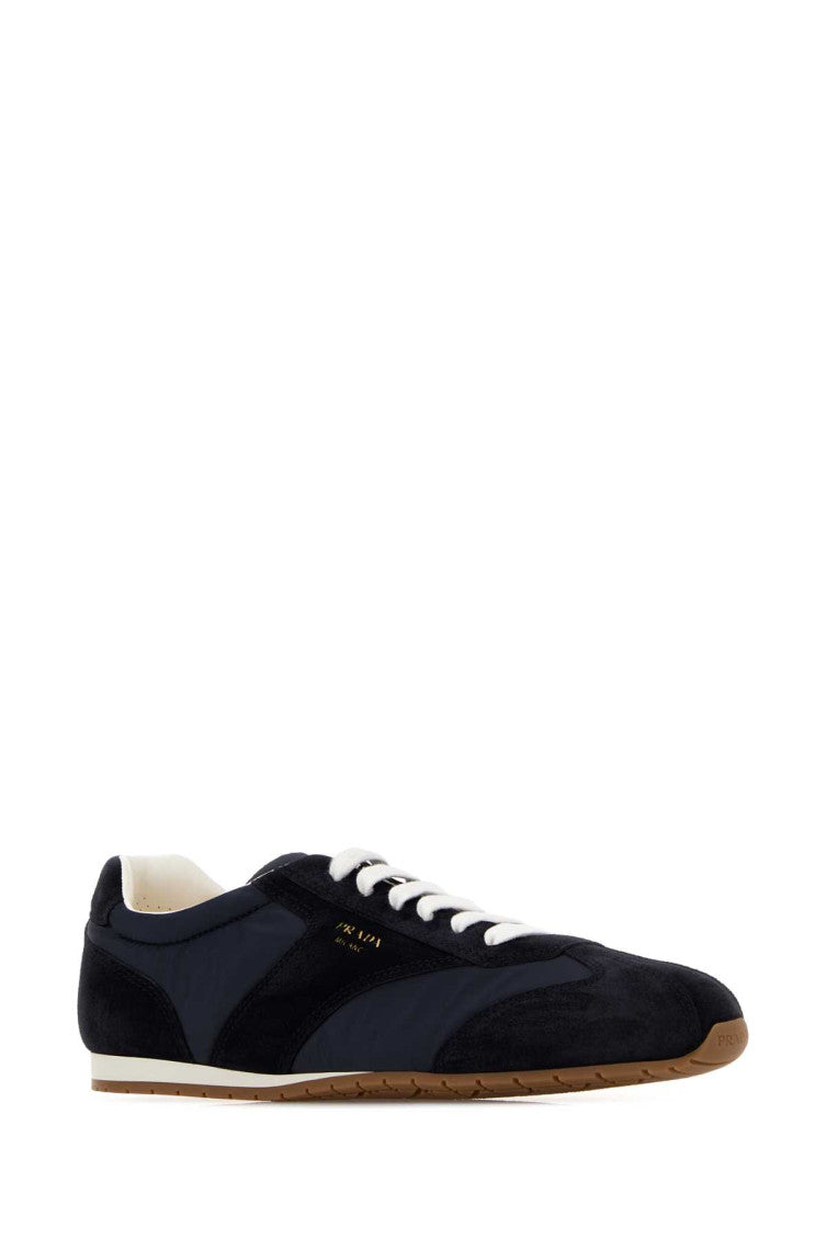 Dark Blue Logo Sneakers 2