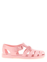 Pink Logo Sandals 1