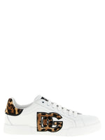 White Logo Sneakers 1
