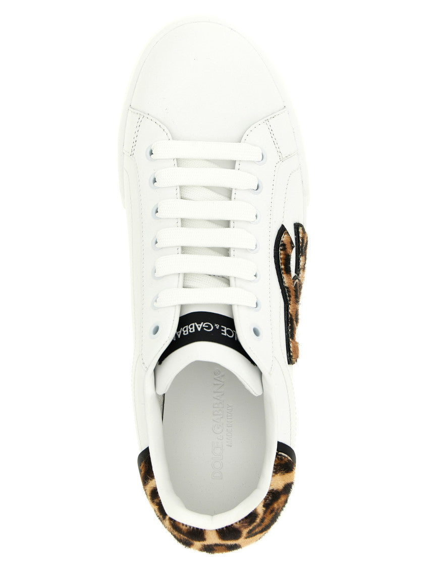 White Logo Sneakers 4