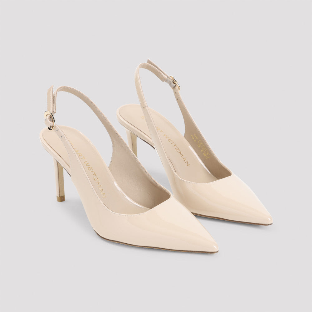 Beige Slingback Pumps 5