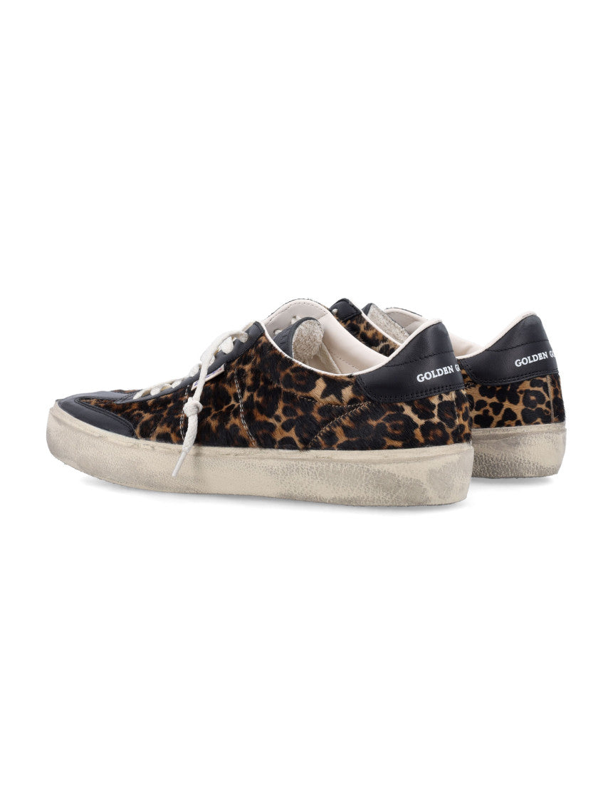 Leopard Print Lace Up Sneakers 4