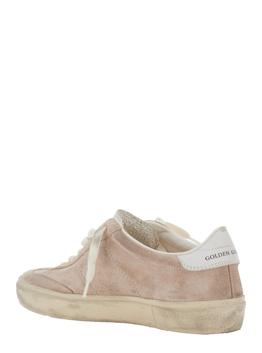 Pink Lace Up Sneakers 3