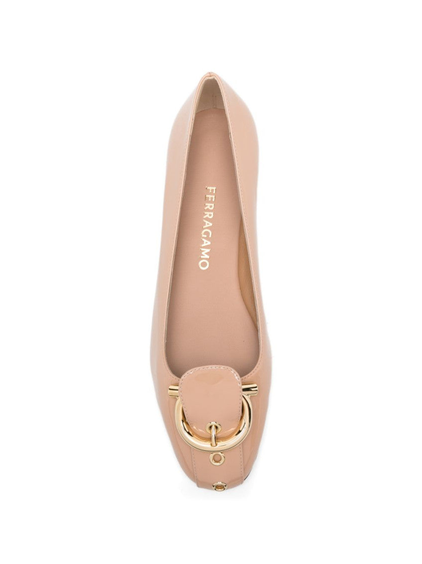 Brown Leather Ballet Flats 3