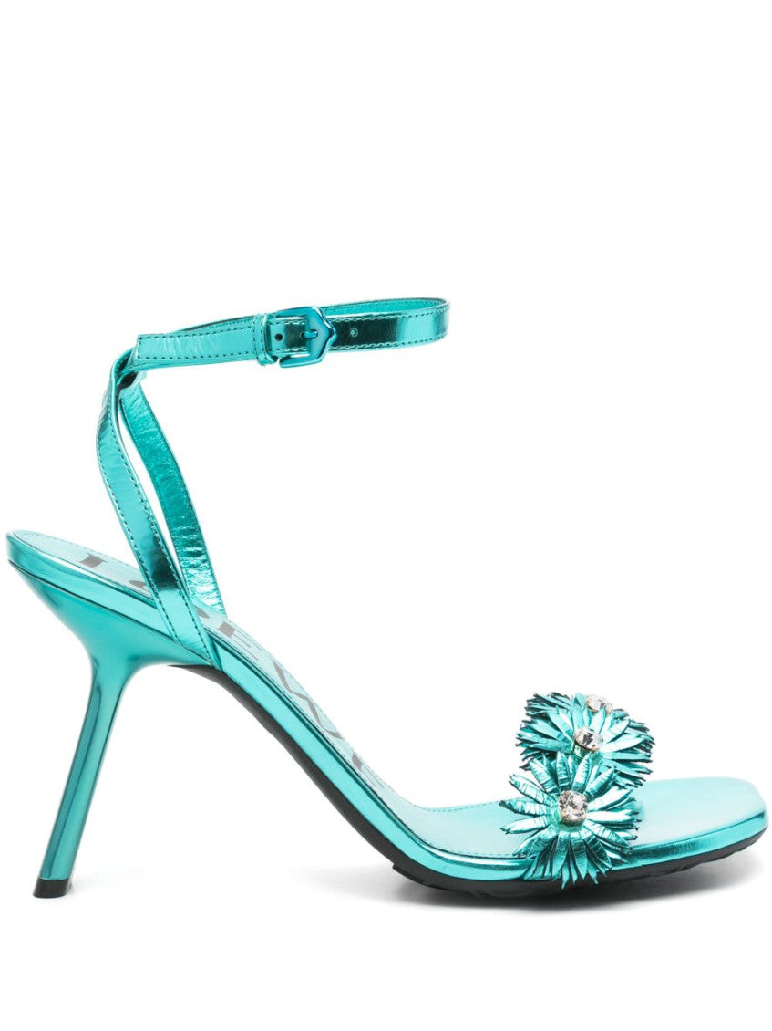 Blue Floral Heels 1