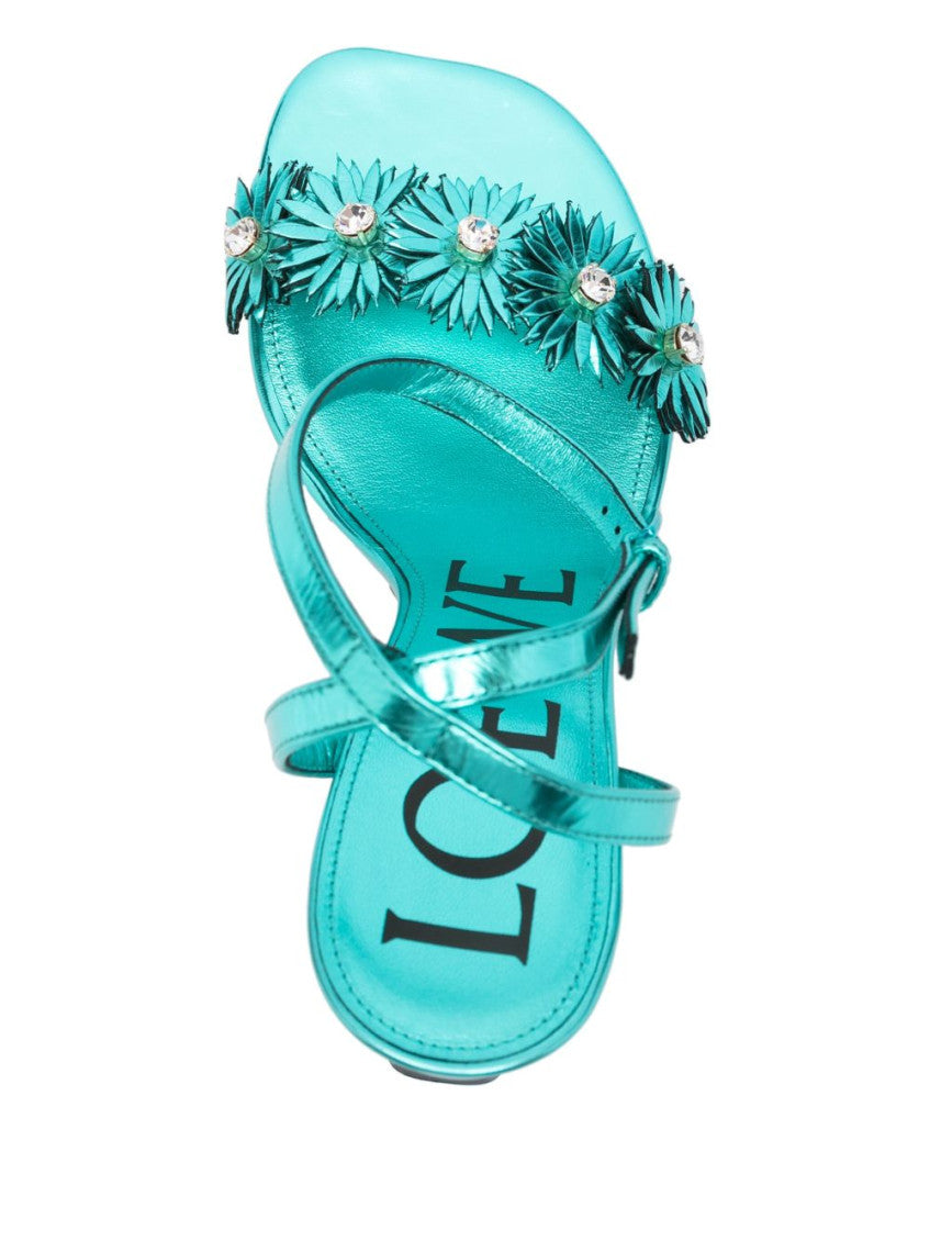 Blue Floral Heels 2