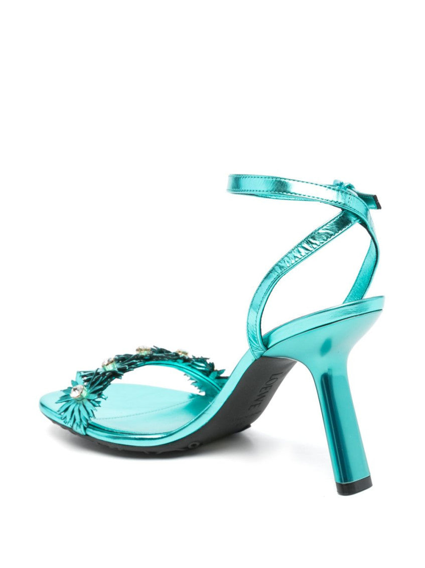 Blue Floral Heels 3