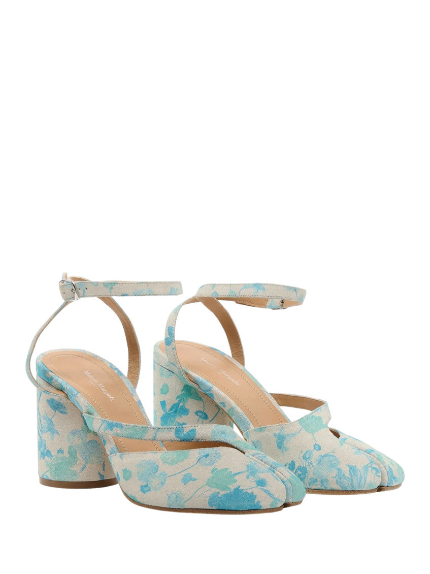 Light Blue Floral Pumps 2