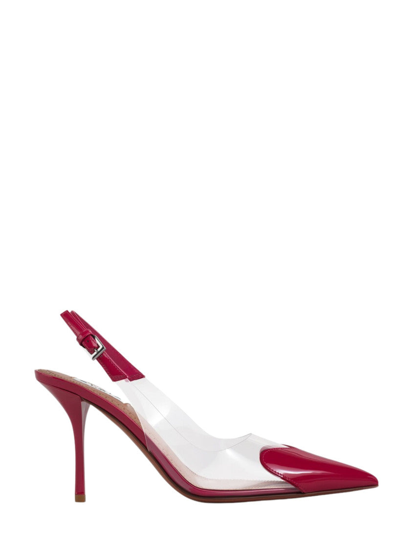 Red Slingback Pumps 1