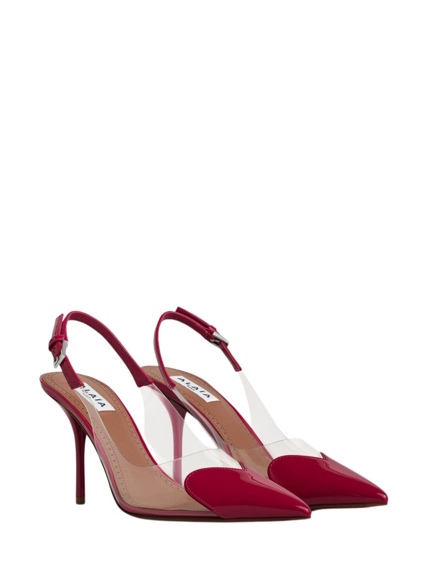 Red Slingback Pumps 2
