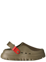 Olive Slingback Sandals 1
