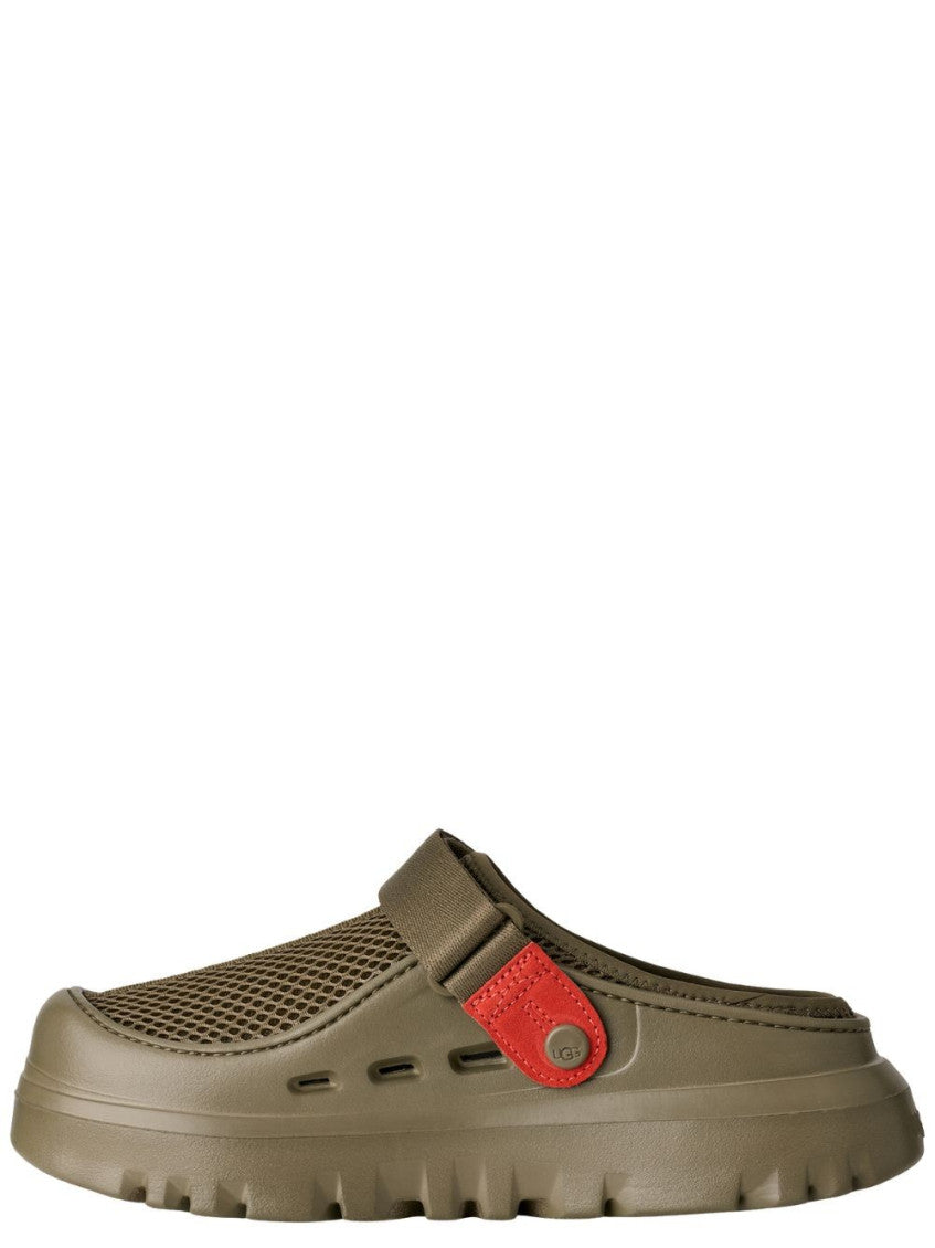 Olive Slingback Sandals 5