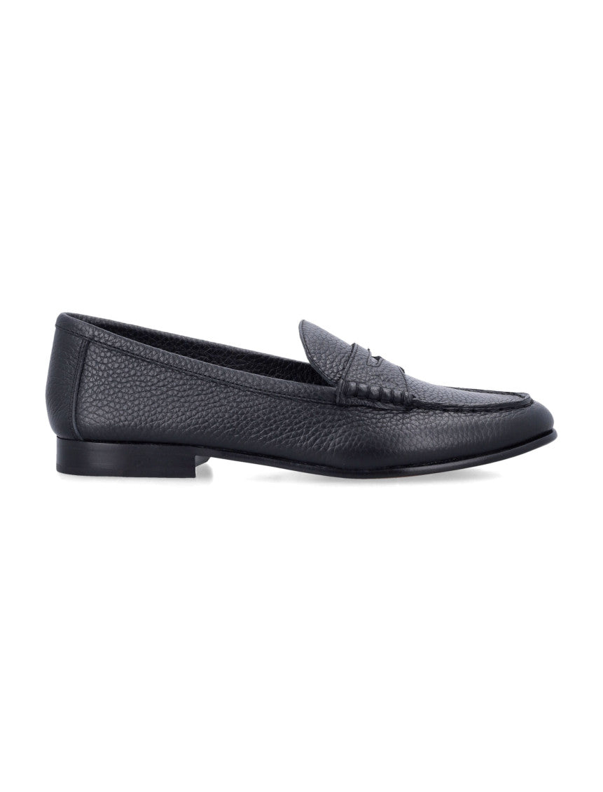 Black Leather Loafers 1