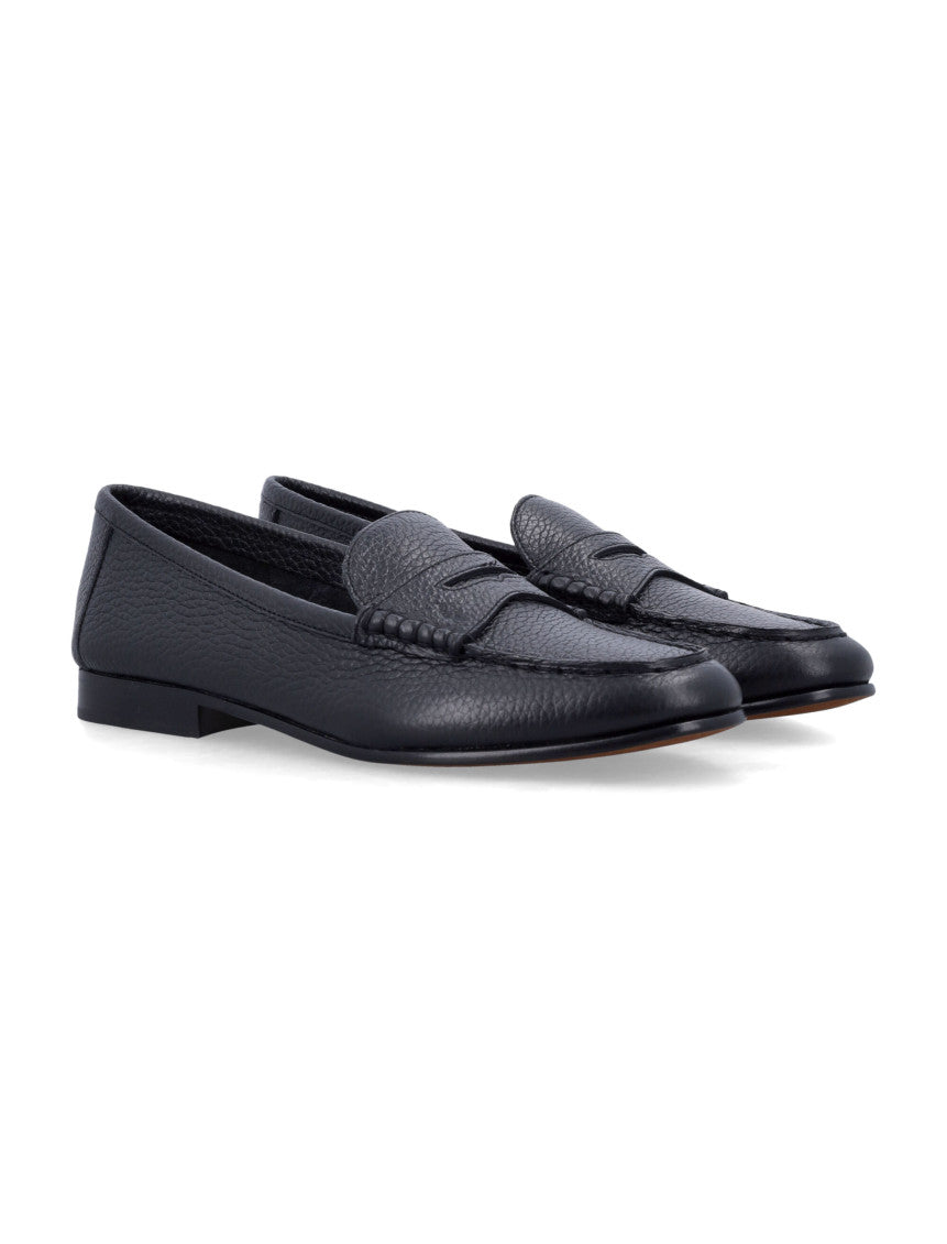 Black Leather Loafers 2