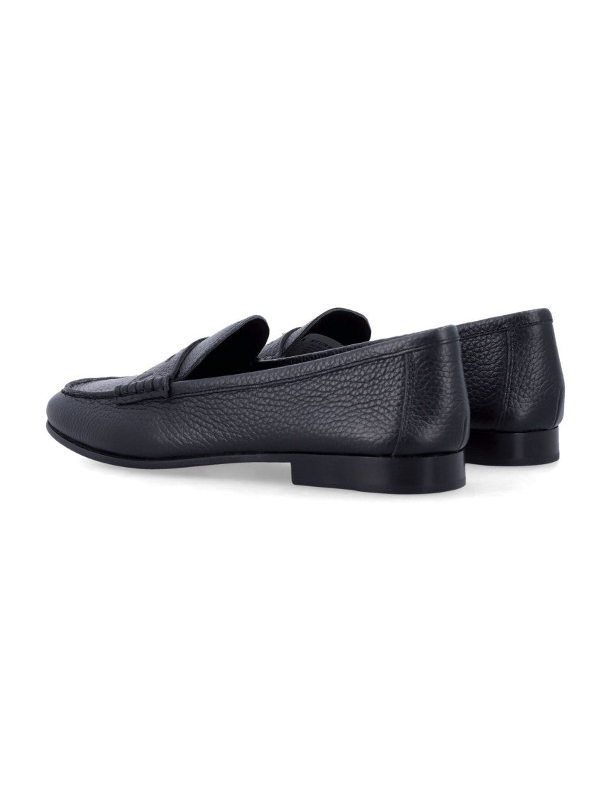 Black Leather Loafers 4