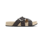Brown Slip-on Sandals 1