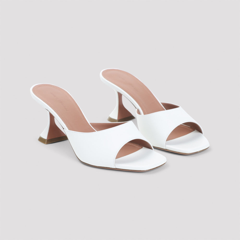 White Lupita Heels 5
