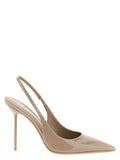 Beige  Slip On Pumps 1
