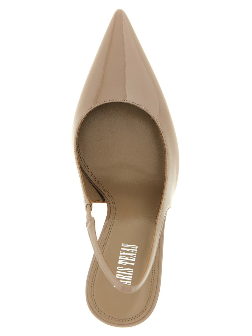 Beige  Slip On Pumps 4