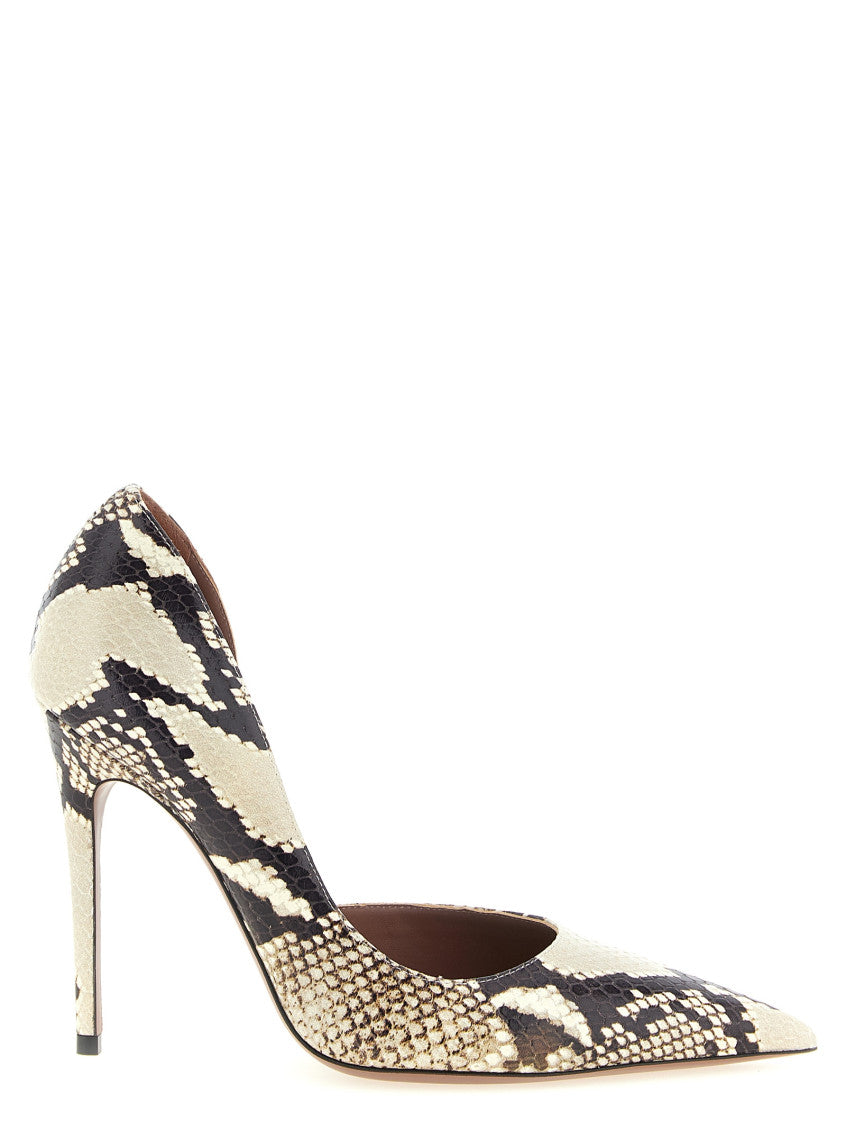 Beige Pointed Toe Pumps 1