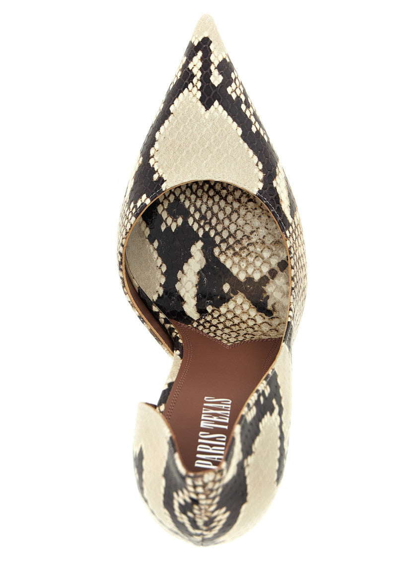 Beige Pointed Toe Pumps 4