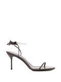 Brown Open Toe Heels 1