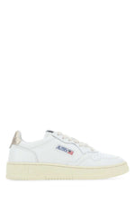 White Leather Sneakers 1
