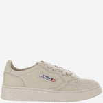 Beige Round Toe Sneakers 1