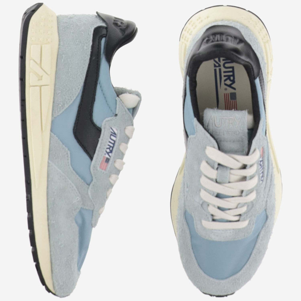 Blue Lace Up Sneakers 2