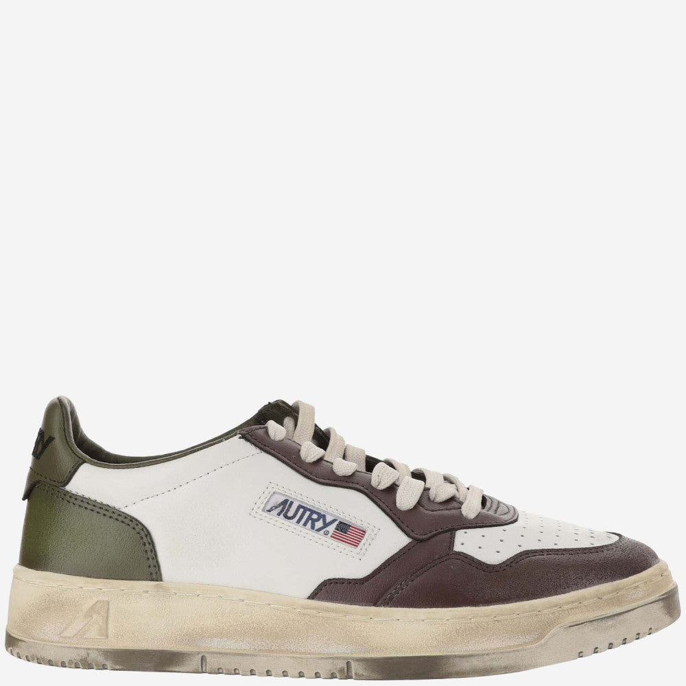 Multi Color Medalist Leather Sneakers 1