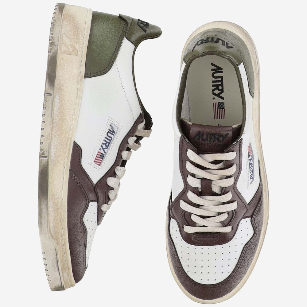 Multi Color Medalist Leather Sneakers 2