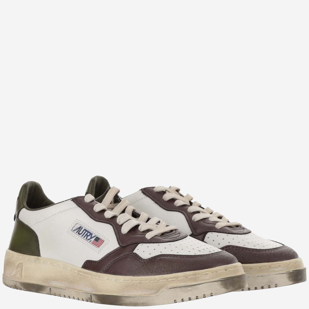 Multi Color Medalist Leather Sneakers 3