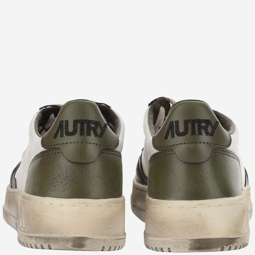 Multi Color Medalist Leather Sneakers 4