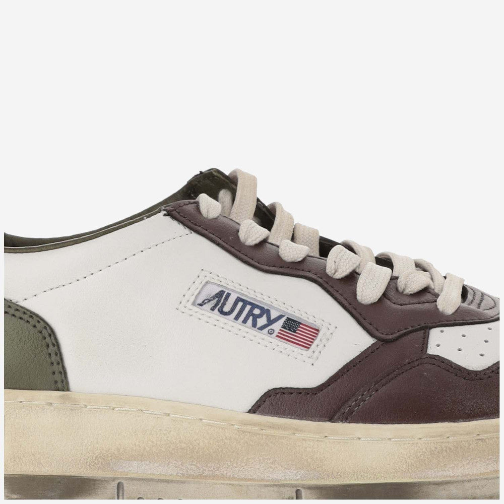 Multi Color Medalist Leather Sneakers 5
