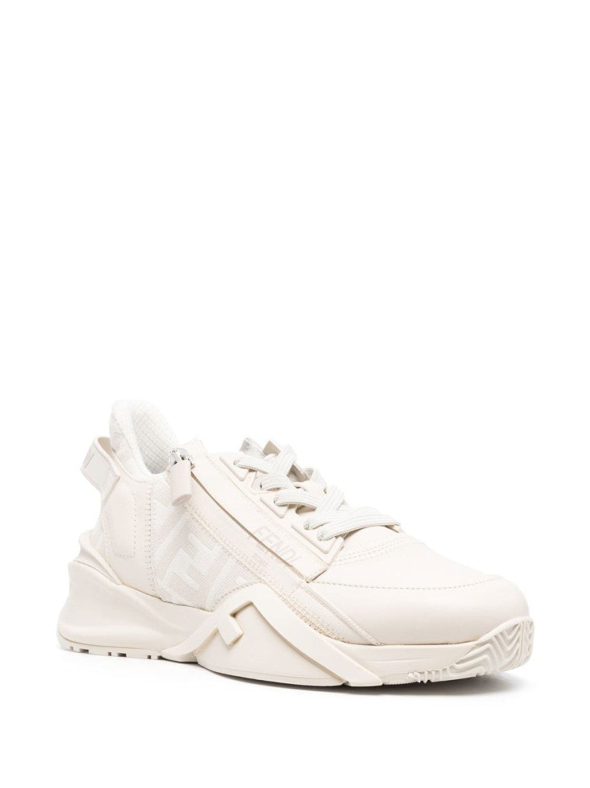 White Fendi Flow Sneakers 2