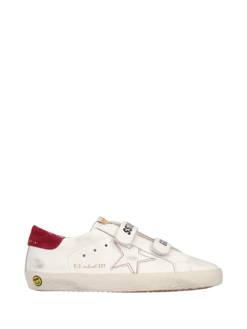 White Color Block Sneakers 1
