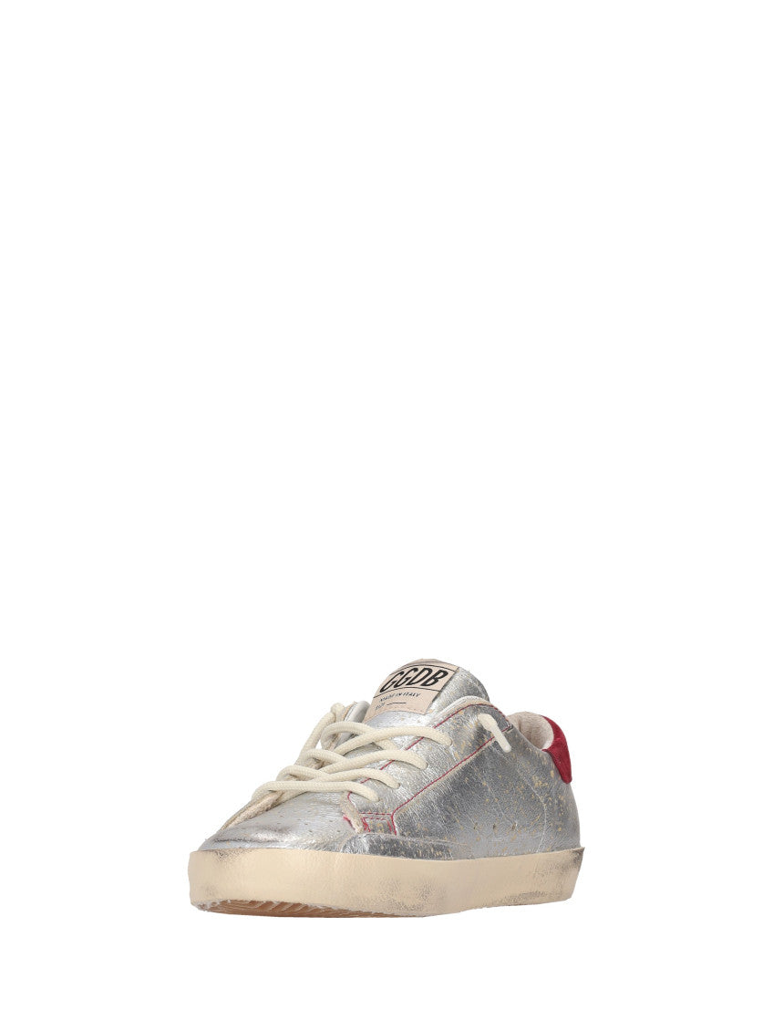 Silver Logo Sneakers 3