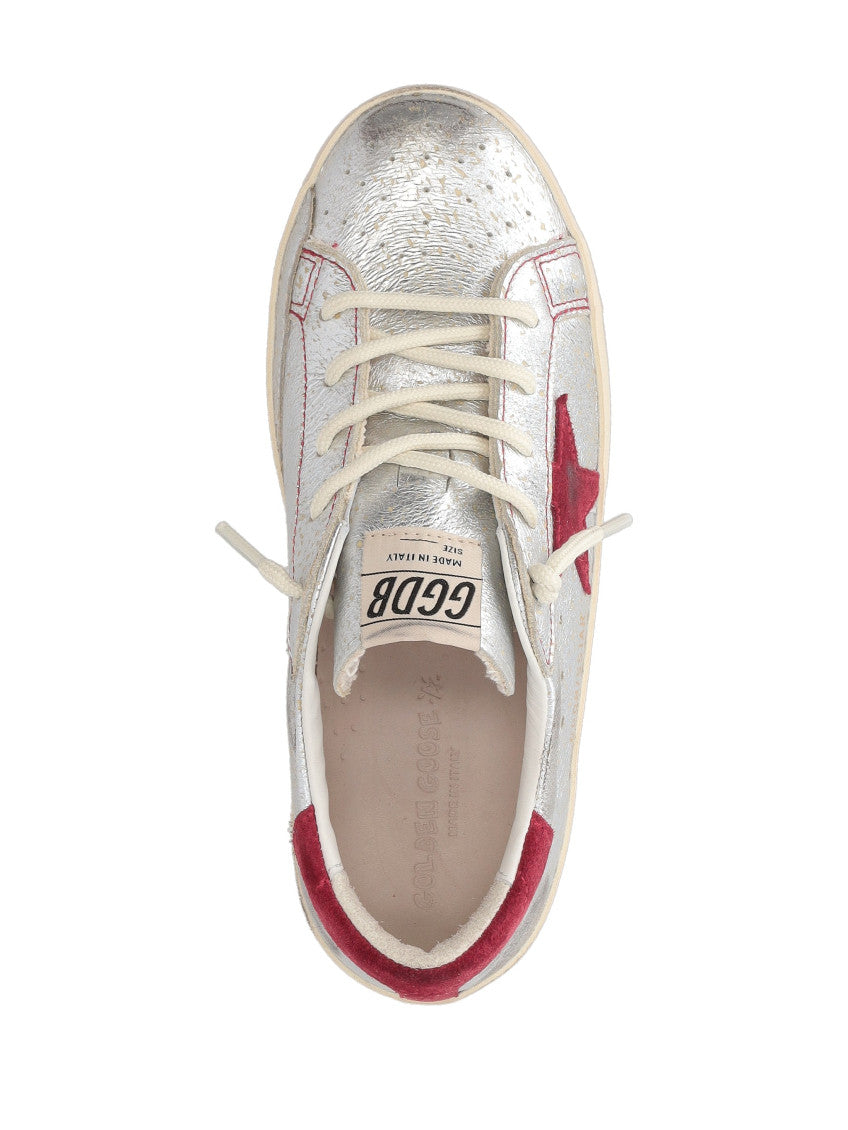 Silver Logo Sneakers 4