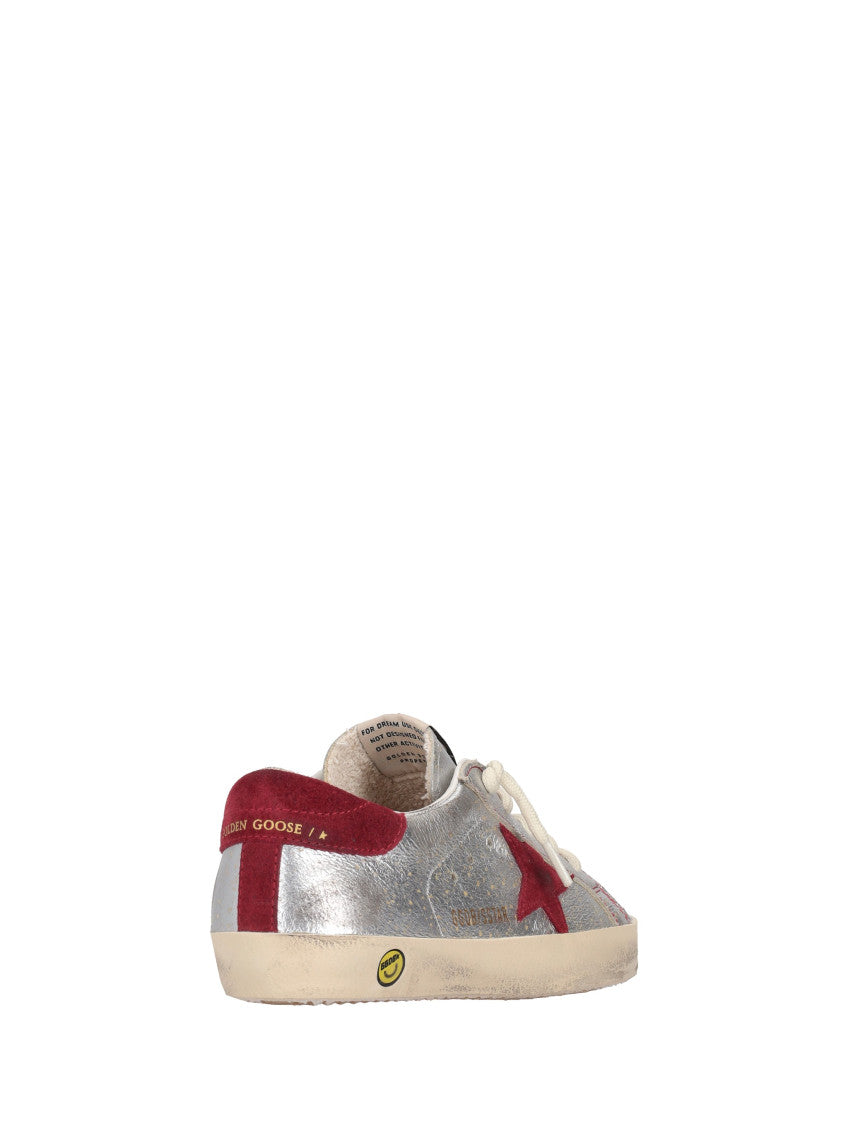 Silver Logo Sneakers 5