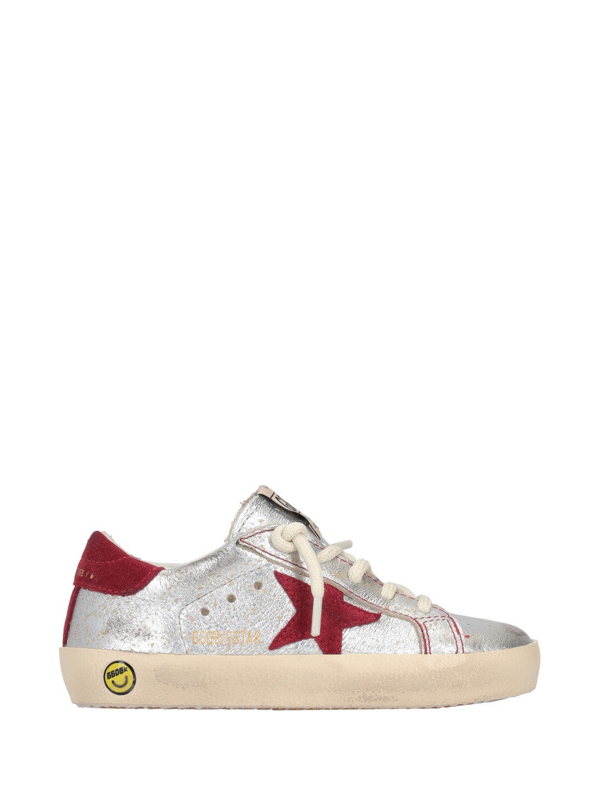 Babies Silver Color Block Sneakers 1