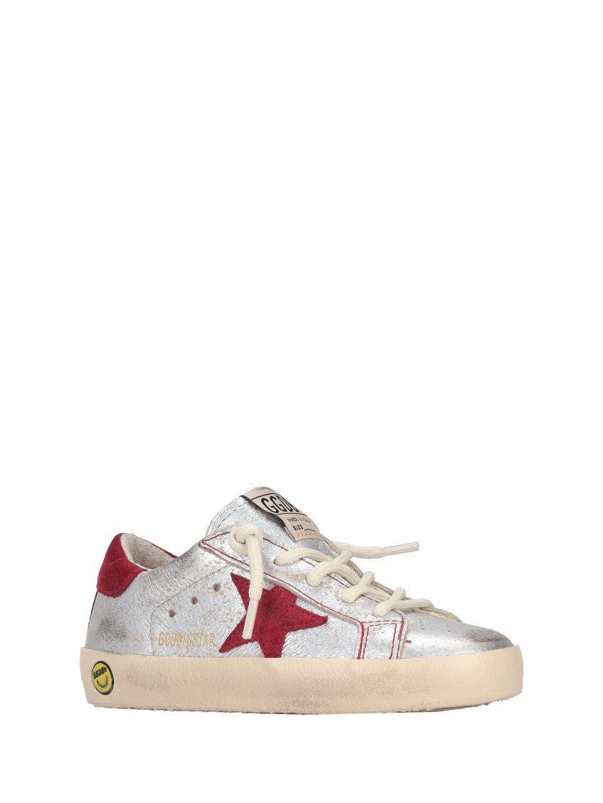 Babies Silver Color Block Sneakers 2