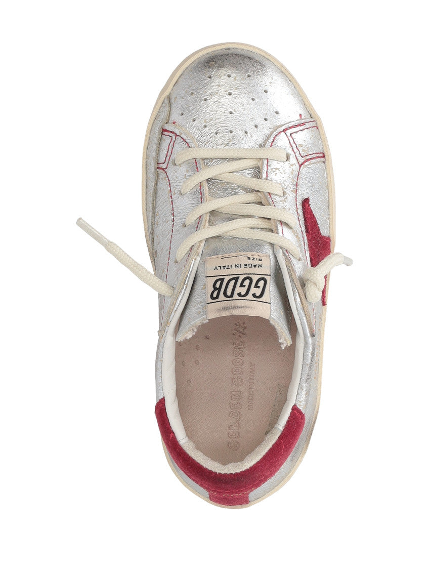 Babies Silver Color Block Sneakers 4