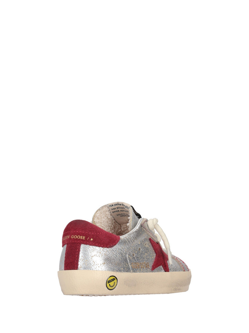 Babies Silver Color Block Sneakers 5