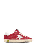 Babies Red Lace-up Sneakers 1